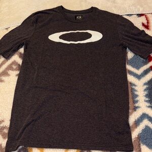 Oakley Charcoal Tee with White Logo